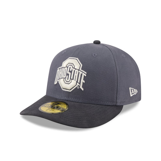 Ohio State Buckeyes Graphite Twill 59FIFTY Fitted Hat