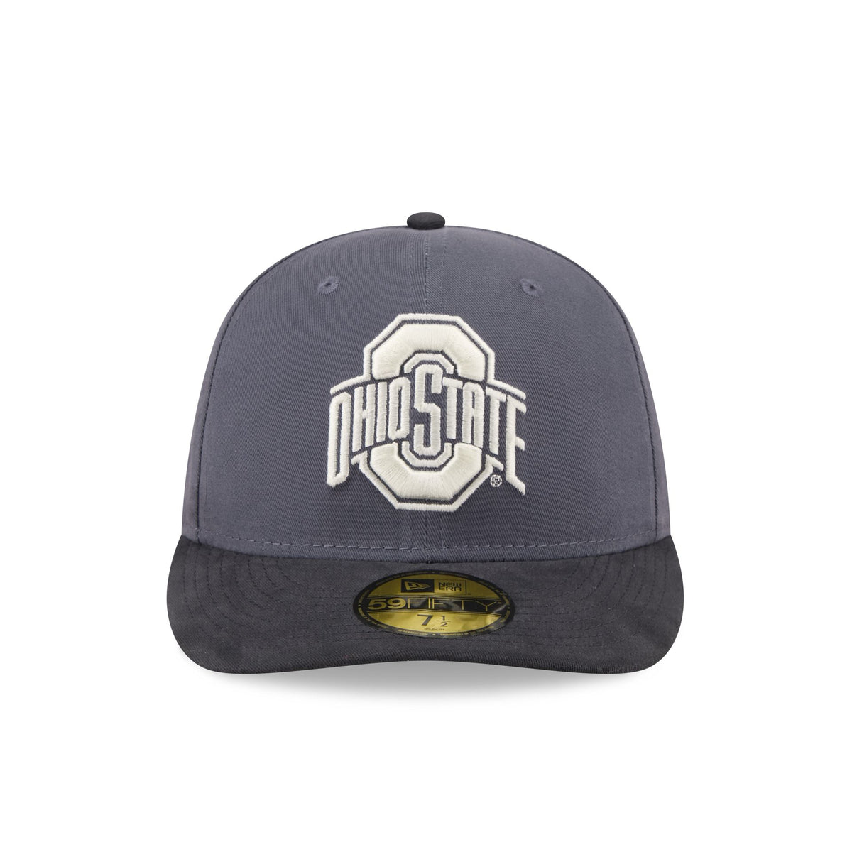 Ohio State Buckeyes Graphite Twill 59FIFTY Fitted Hat