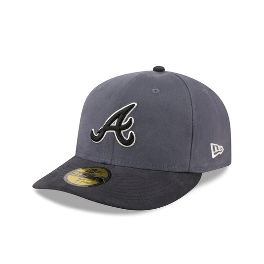 Atlanta Braves Graphite Twill 59FIFTY Fitted Hat - New Era Cap