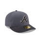 Atlanta Braves Graphite Twill 59FIFTY Fitted Hat