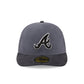 Atlanta Braves Graphite Twill 59FIFTY Fitted Hat
