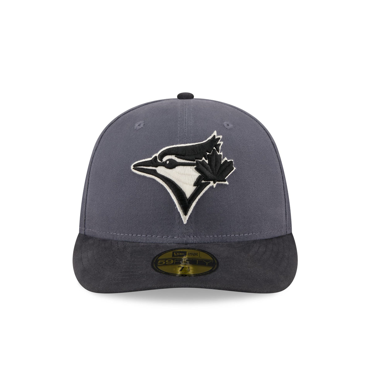Toronto Blue Jays Graphite Twill 59FIFTY Fitted Hat