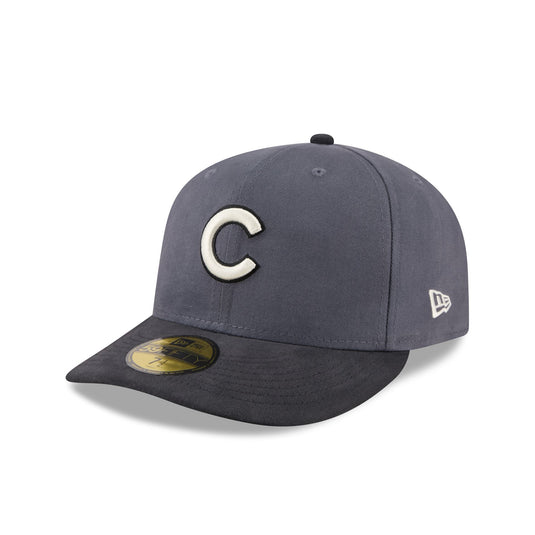 Chicago Cubs Graphite Twill 59FIFTY Fitted Hat