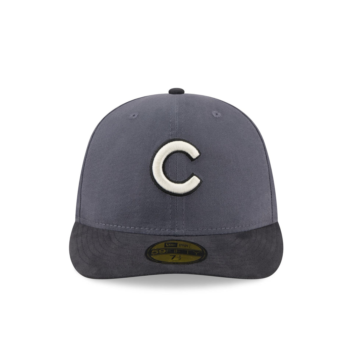 Chicago Cubs Graphite Twill 59FIFTY Fitted Hat