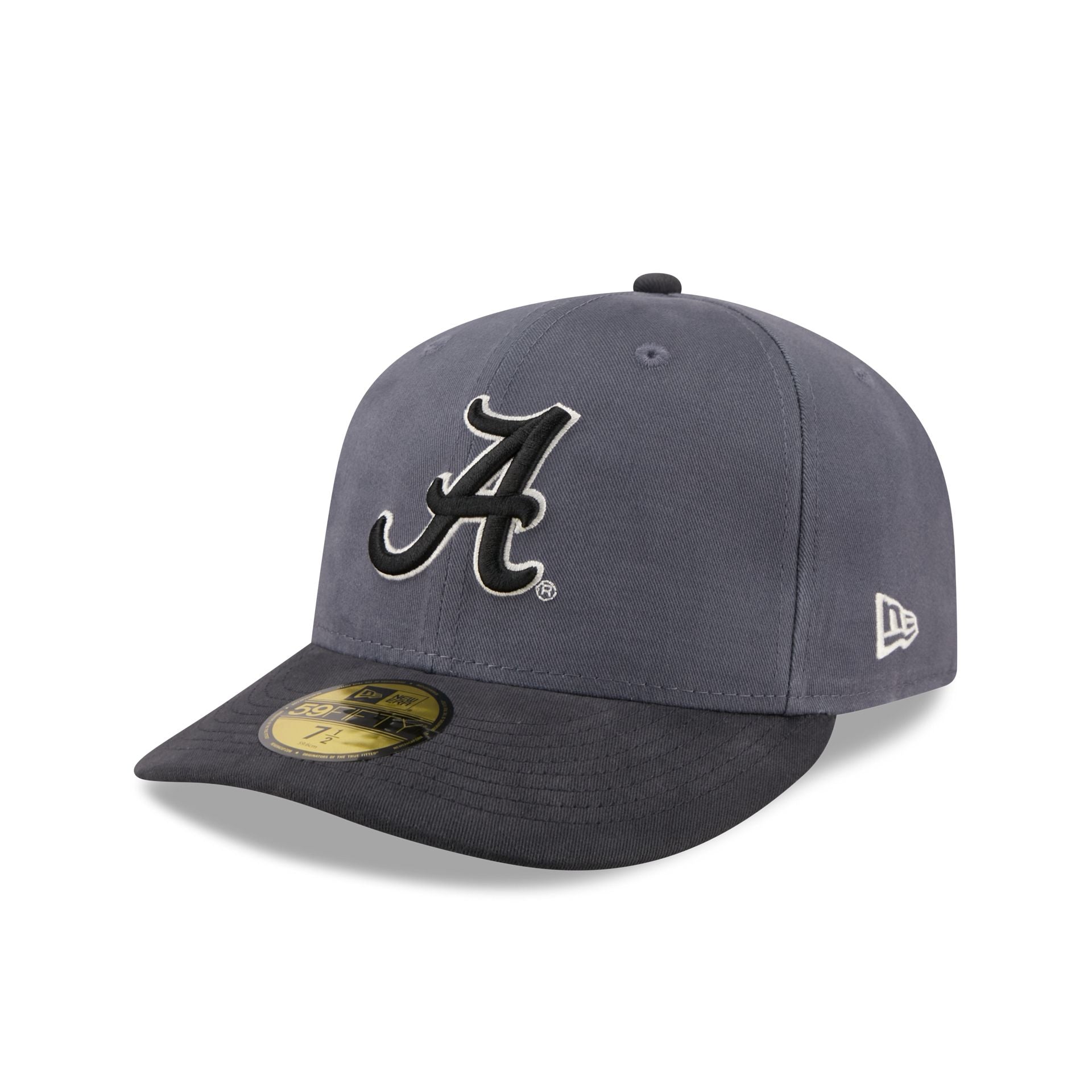 Alabama Crimson Tide Graphite Twill 59FIFTY Fitted Hat
