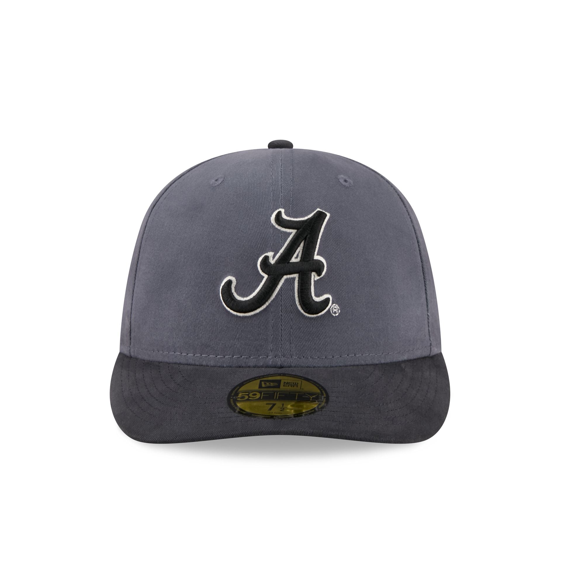 Alabama Crimson Tide Graphite Twill 59FIFTY Fitted Hat