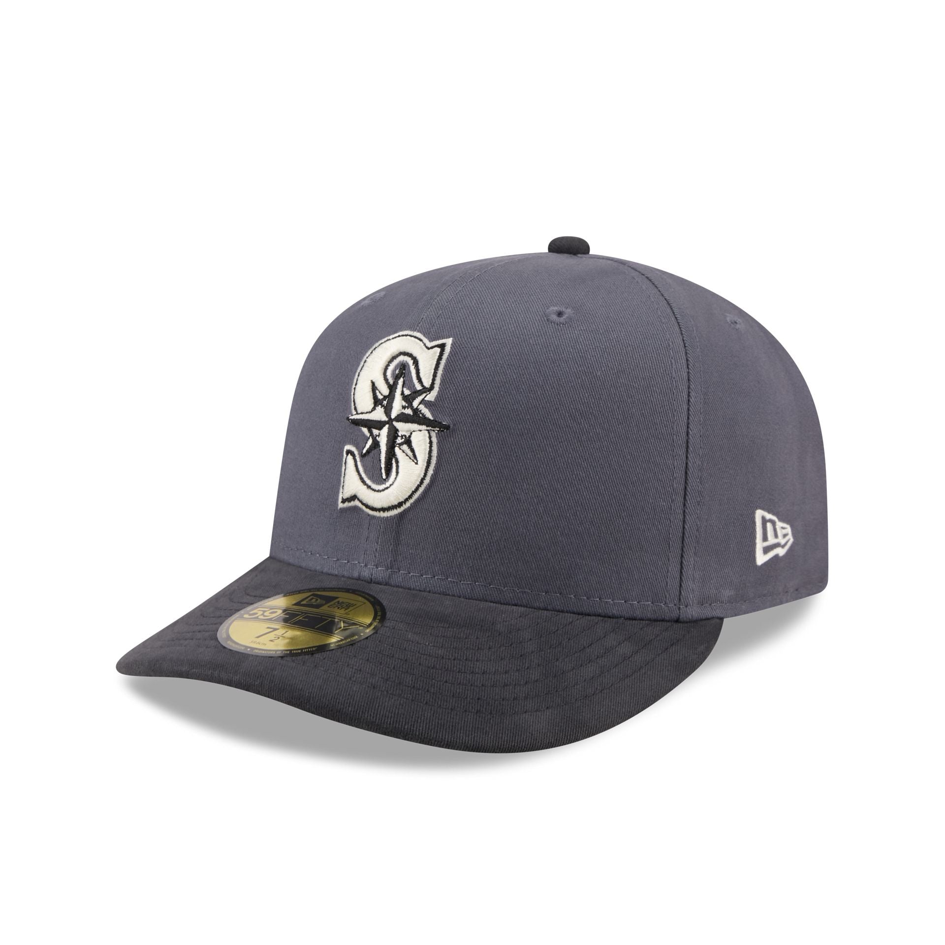 Seattle Mariners Graphite Twill 59FIFTY Fitted Hat
