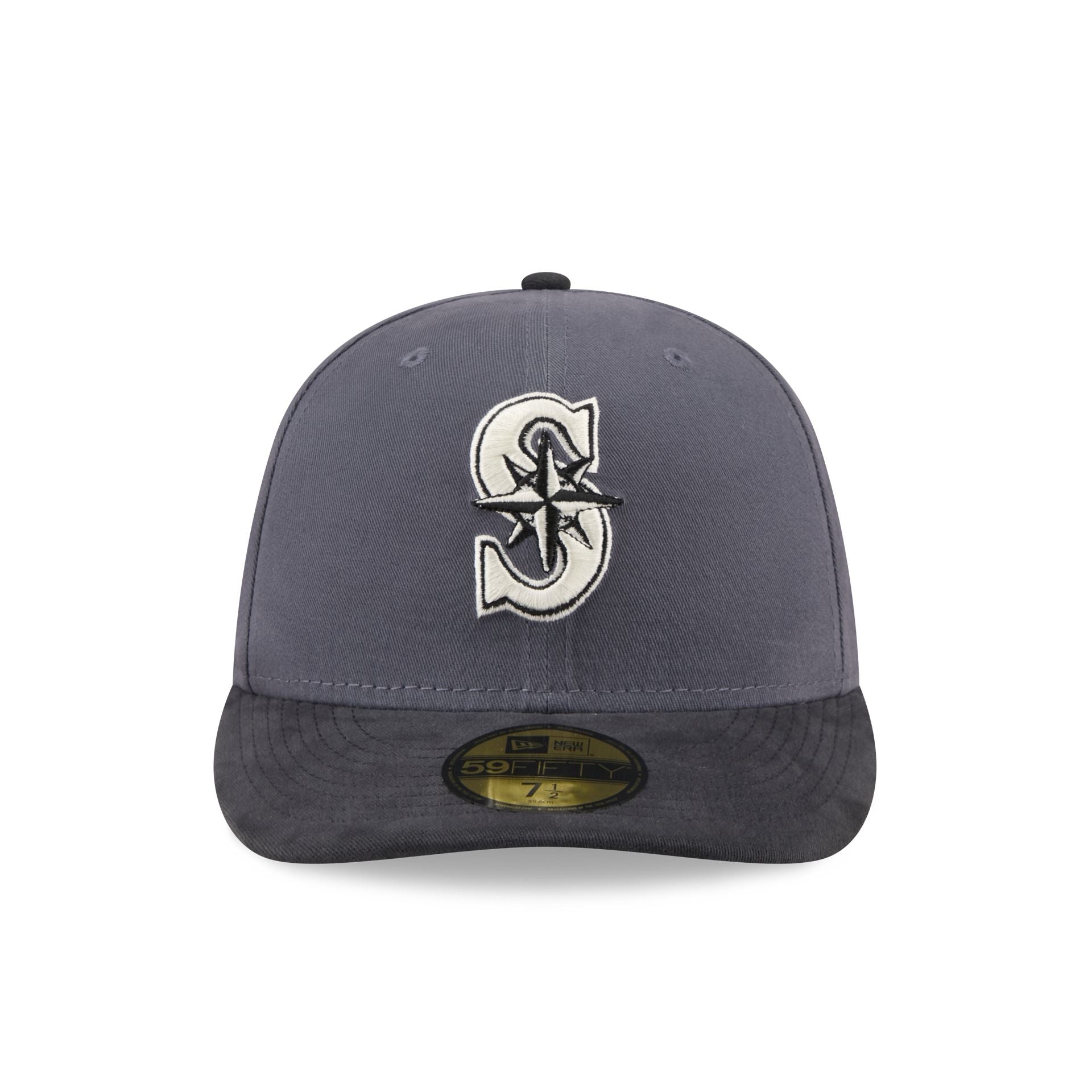 Seattle Mariners Graphite Twill 59FIFTY Fitted Hat