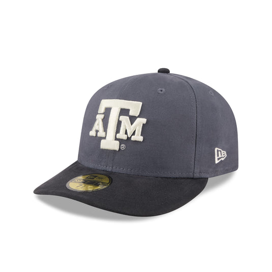 Texas A&M Aggies Graphite Twill 59FIFTY Fitted Hat