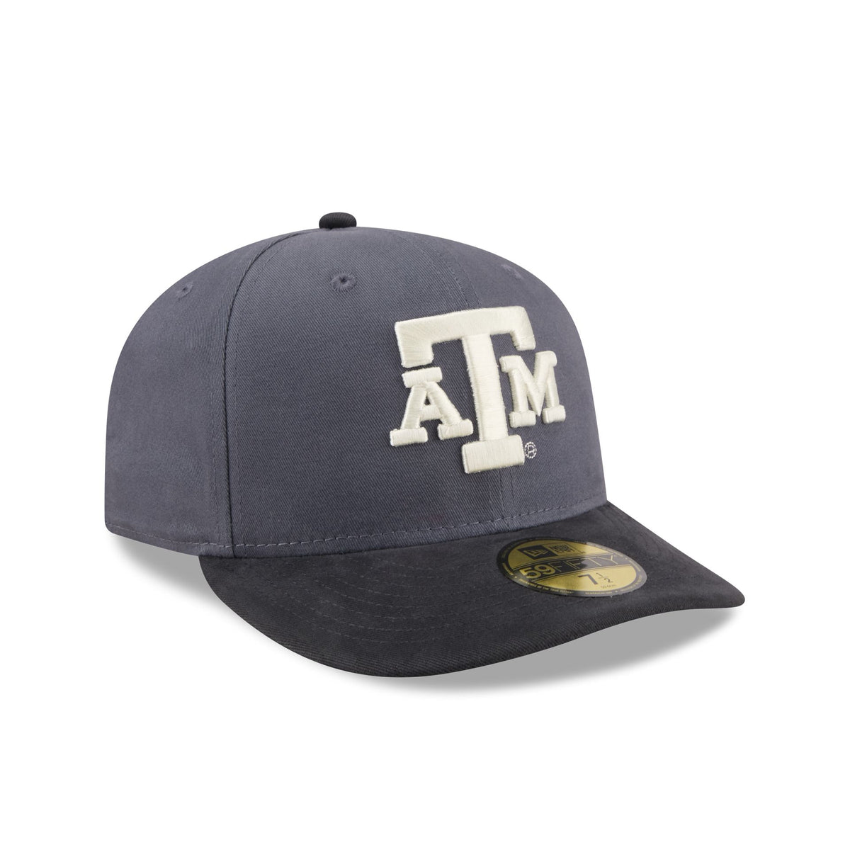 Texas A&M Aggies Graphite Twill 59FIFTY Fitted Hat
