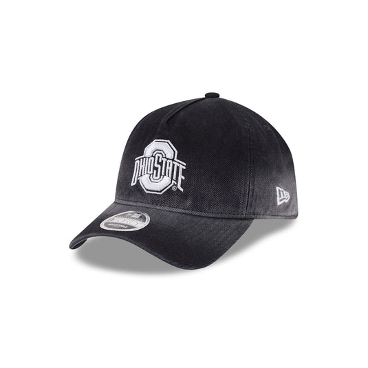 Ohio State Buckeyes Washed Black Denim 9FORTY A-Frame Unstructured Snapback Hat