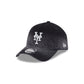 New York Mets Washed Black Denim 9FORTY A-Frame Unstructured Snapback Hat