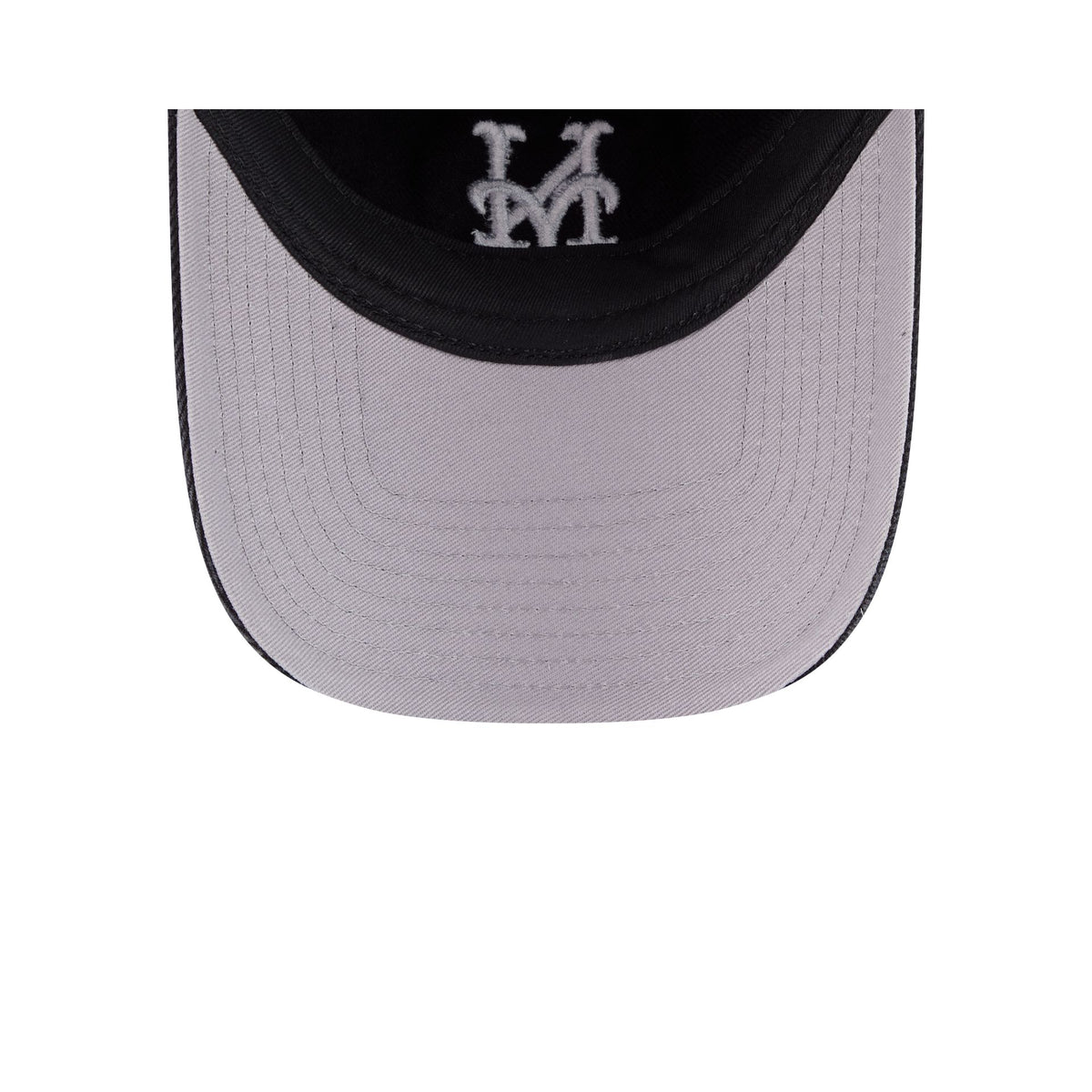 New York Mets Washed Black Denim 9FORTY A-Frame Unstructured Snapback Hat