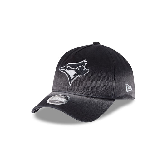 Toronto Blue Jays Washed Black Denim 9FORTY A-Frame Unstructured Snapback Hat