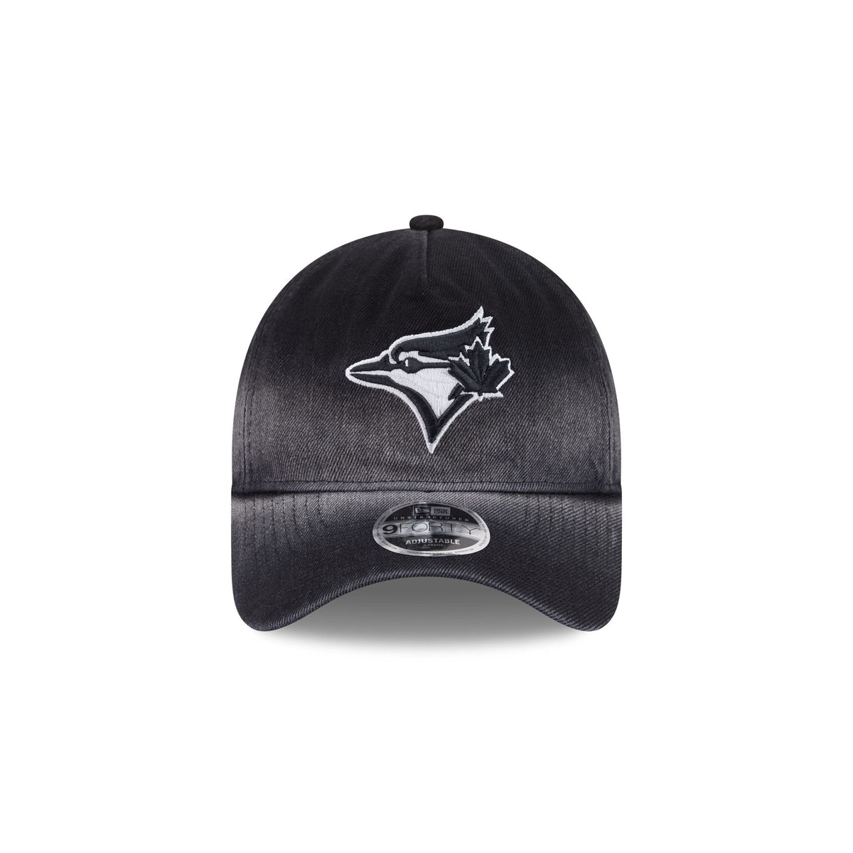Toronto Blue Jays Washed Black Denim 9FORTY A-Frame Unstructured Snapback Hat