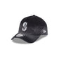 Seattle Mariners Washed Black Denim 9FORTY A-Frame Unstructured Snapback Hat