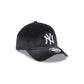 New York Yankees Washed Black Denim 9FORTY A-Frame Unstructured Snapback Hat