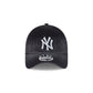 New York Yankees Washed Black Denim 9FORTY A-Frame Unstructured Snapback Hat