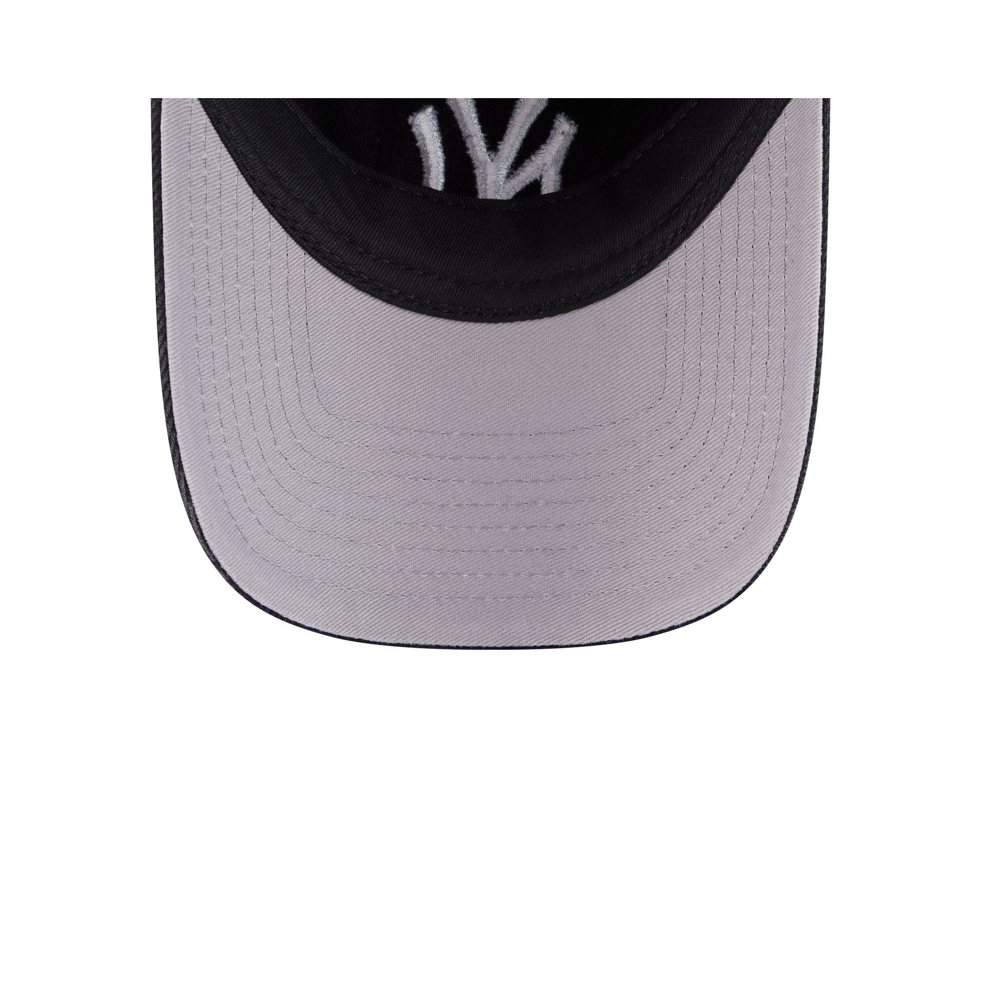 New York Yankees Washed Black Denim 9FORTY A-Frame Unstructured Snapback Hat