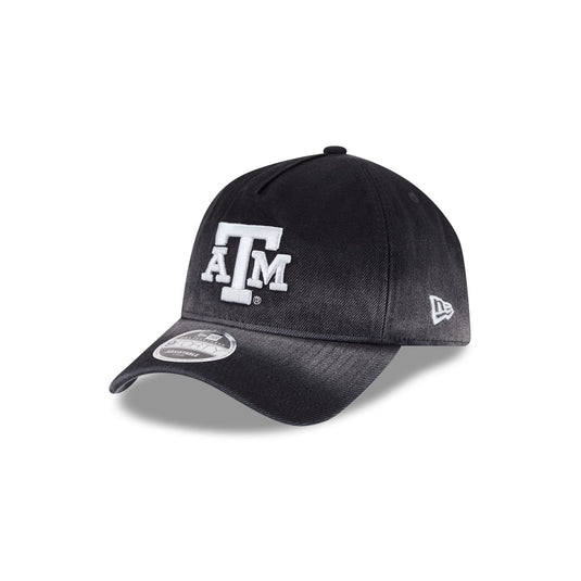 Texas A&M Aggies Washed Black Denim 9FORTY A-Frame Unstructured Snapback Hat