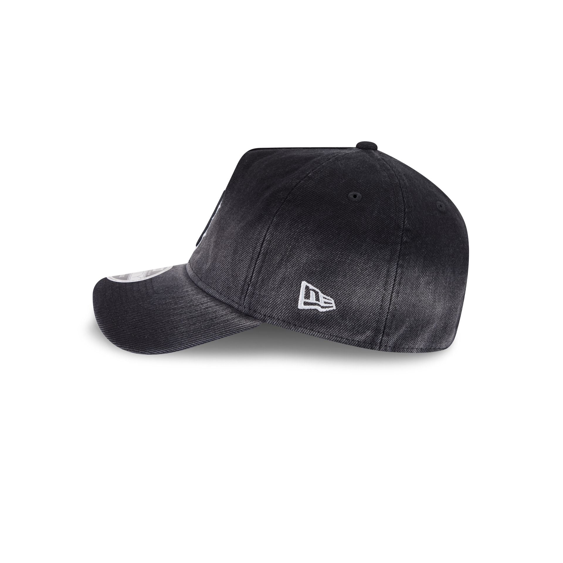 Boston Red Sox Washed Black Denim 9FORTY A-Frame Unstructured Snapback Hat