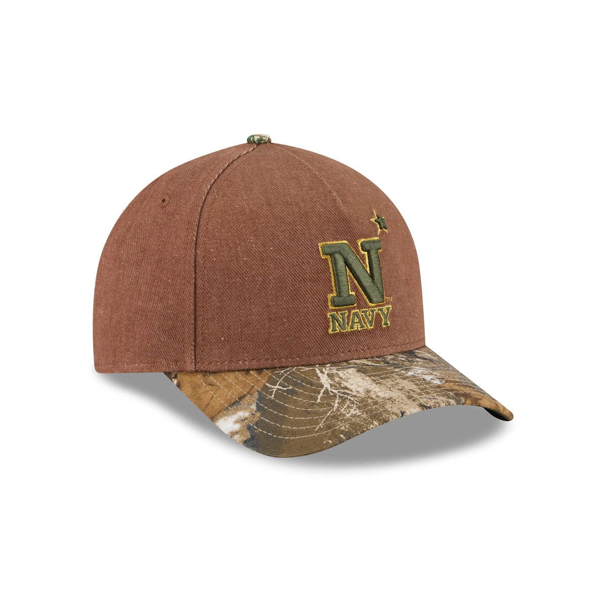 Navy Midshipmen Camo Twill 9FORTY M-Crown A-Frame Snapback Hat