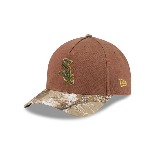 Chicago White Sox Camo Twill 9FORTY M-Crown A-Frame Snapback Hat - New Era Cap