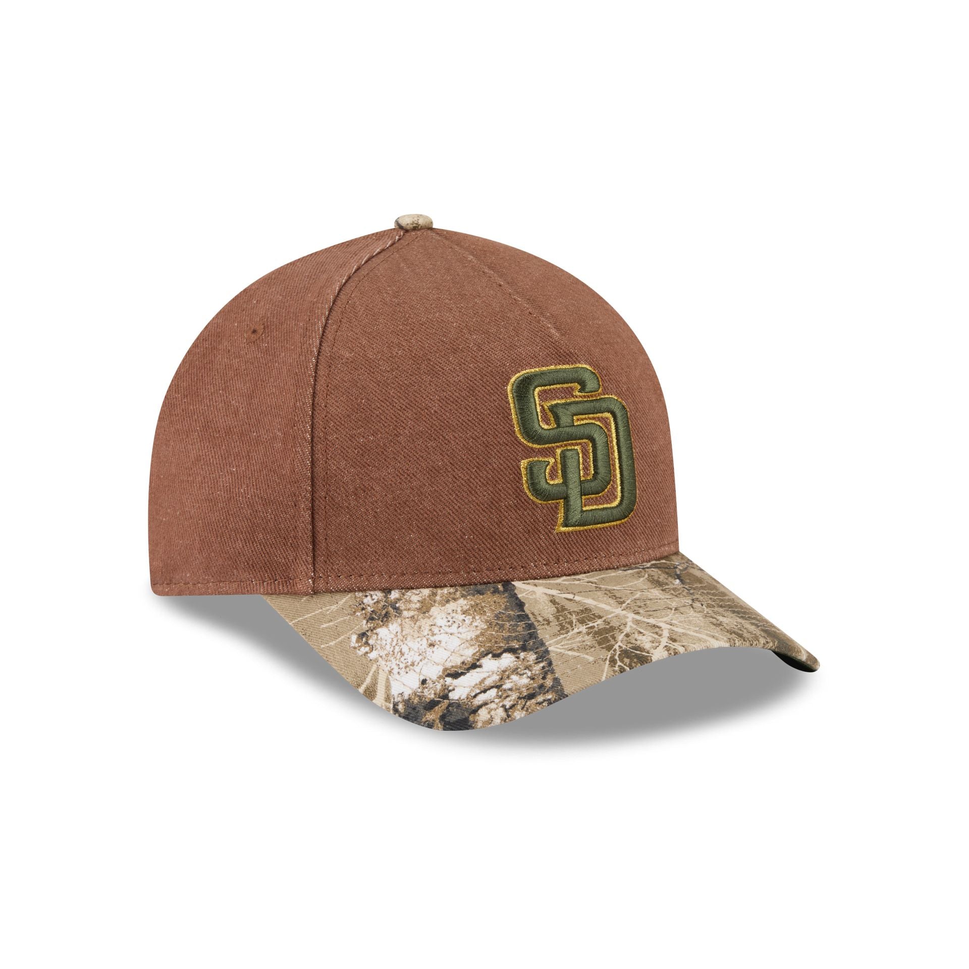 San Diego Padres Camo Twill 9FORTY M-Crown A-Frame Snapback Hat