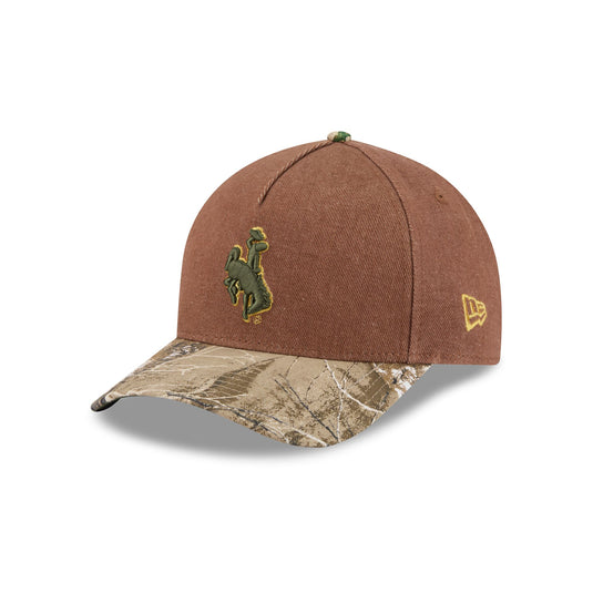 Wyoming Cowboys Camo Twill 9FORTY M-Crown A-Frame Snapback Hat