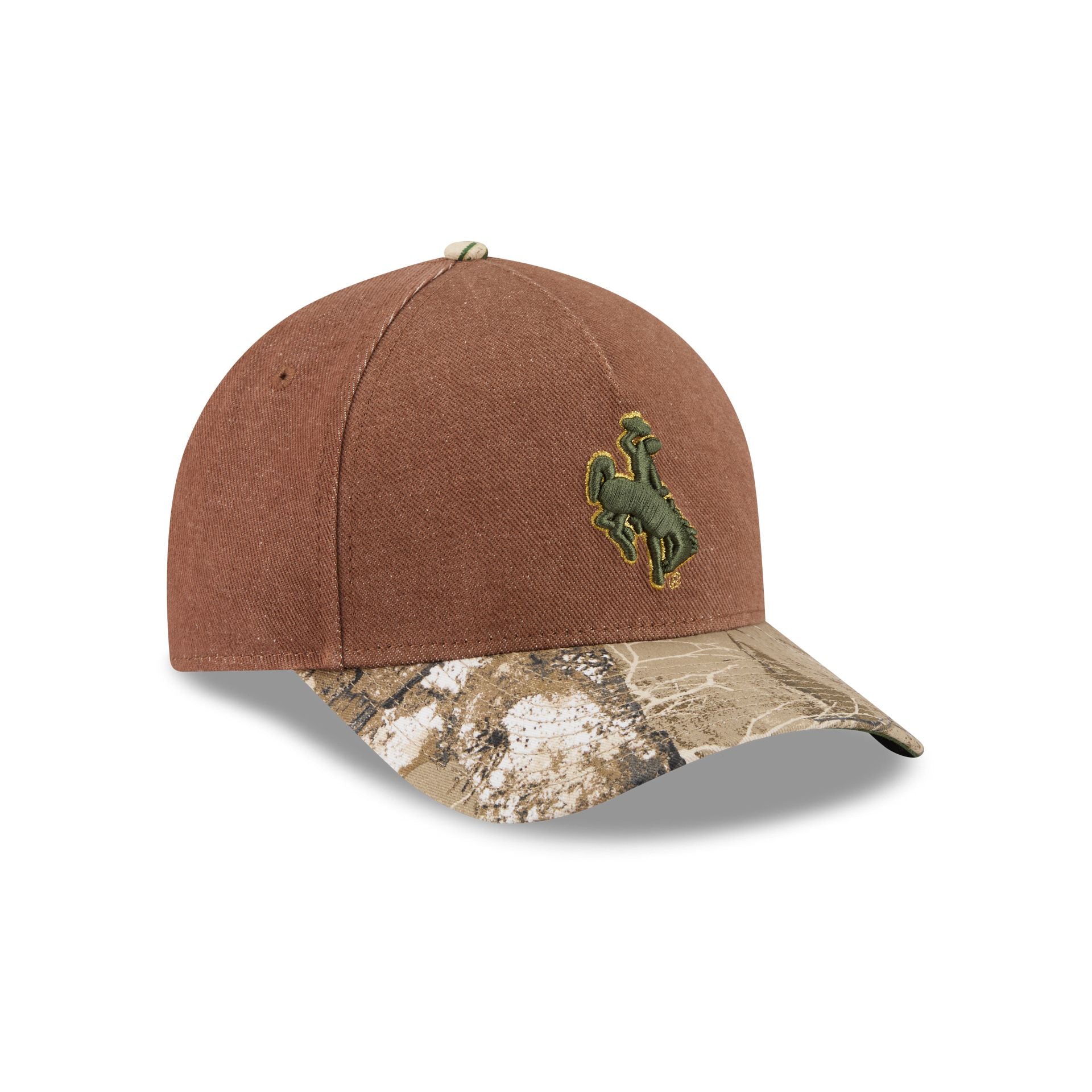 Wyoming Cowboys Camo Twill 9FORTY M-Crown A-Frame Snapback Hat