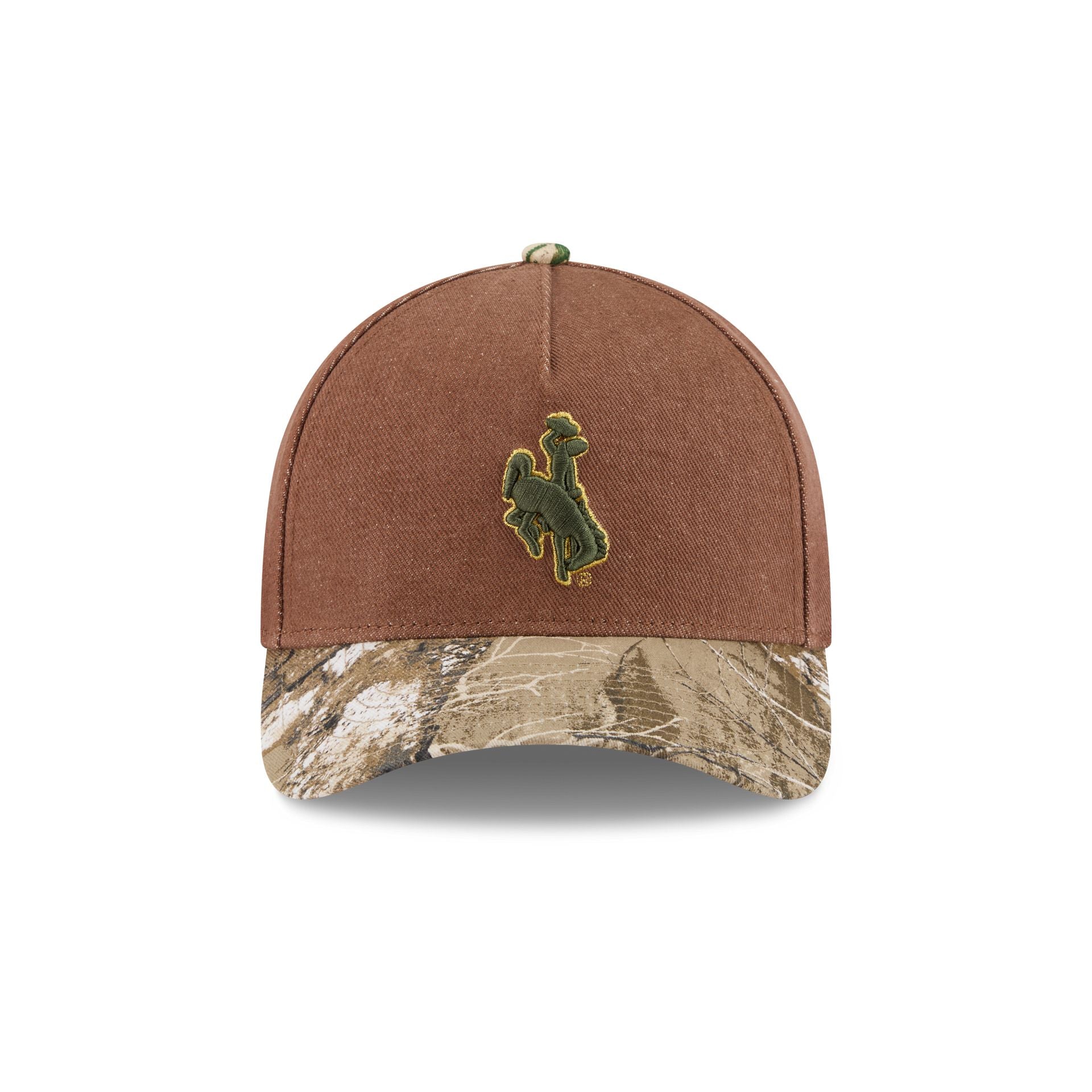 Wyoming Cowboys Camo Twill 9FORTY M-Crown A-Frame Snapback Hat