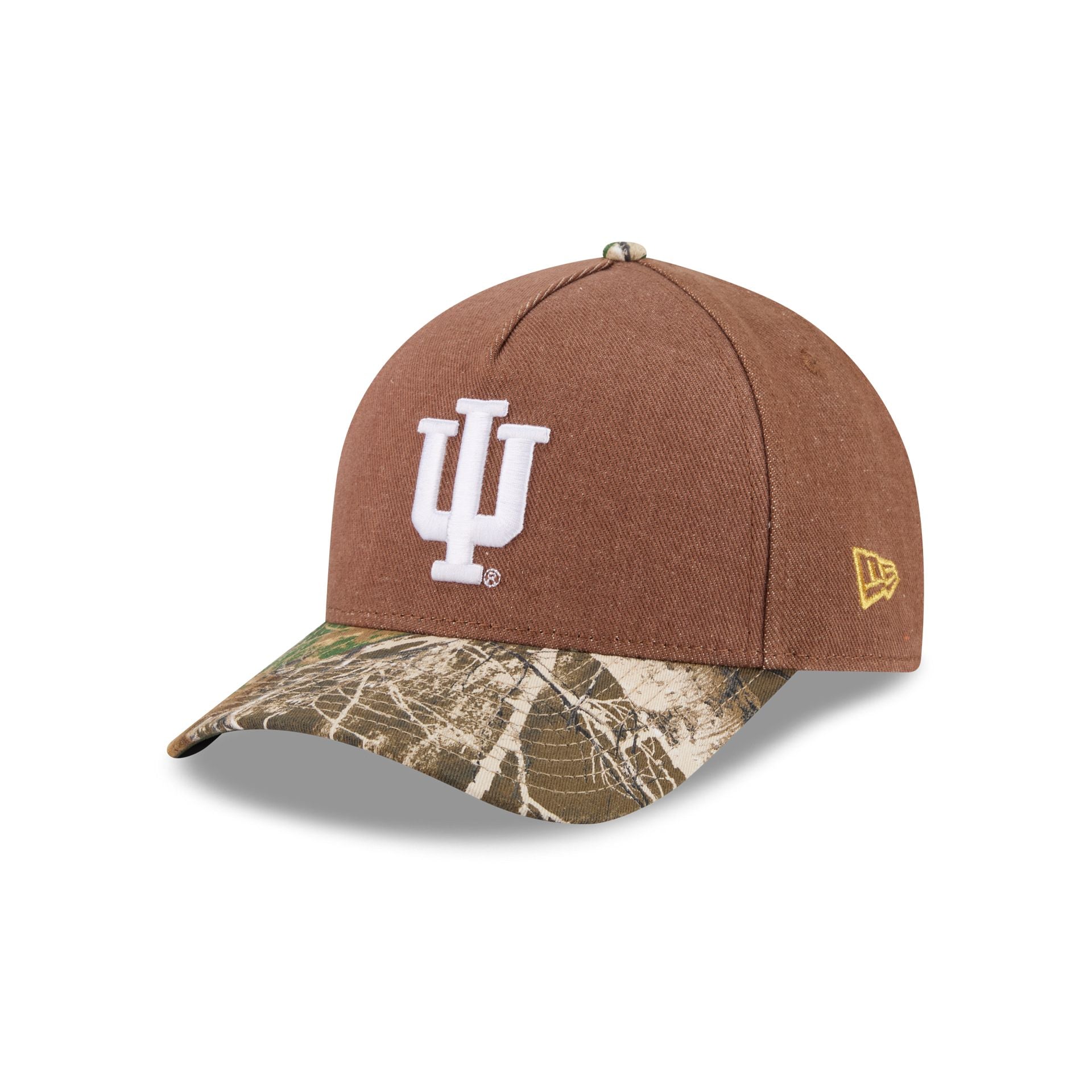 Indiana Hoosiers Camo Twill 9FORTY M-Crown A-Frame Snapback Hat