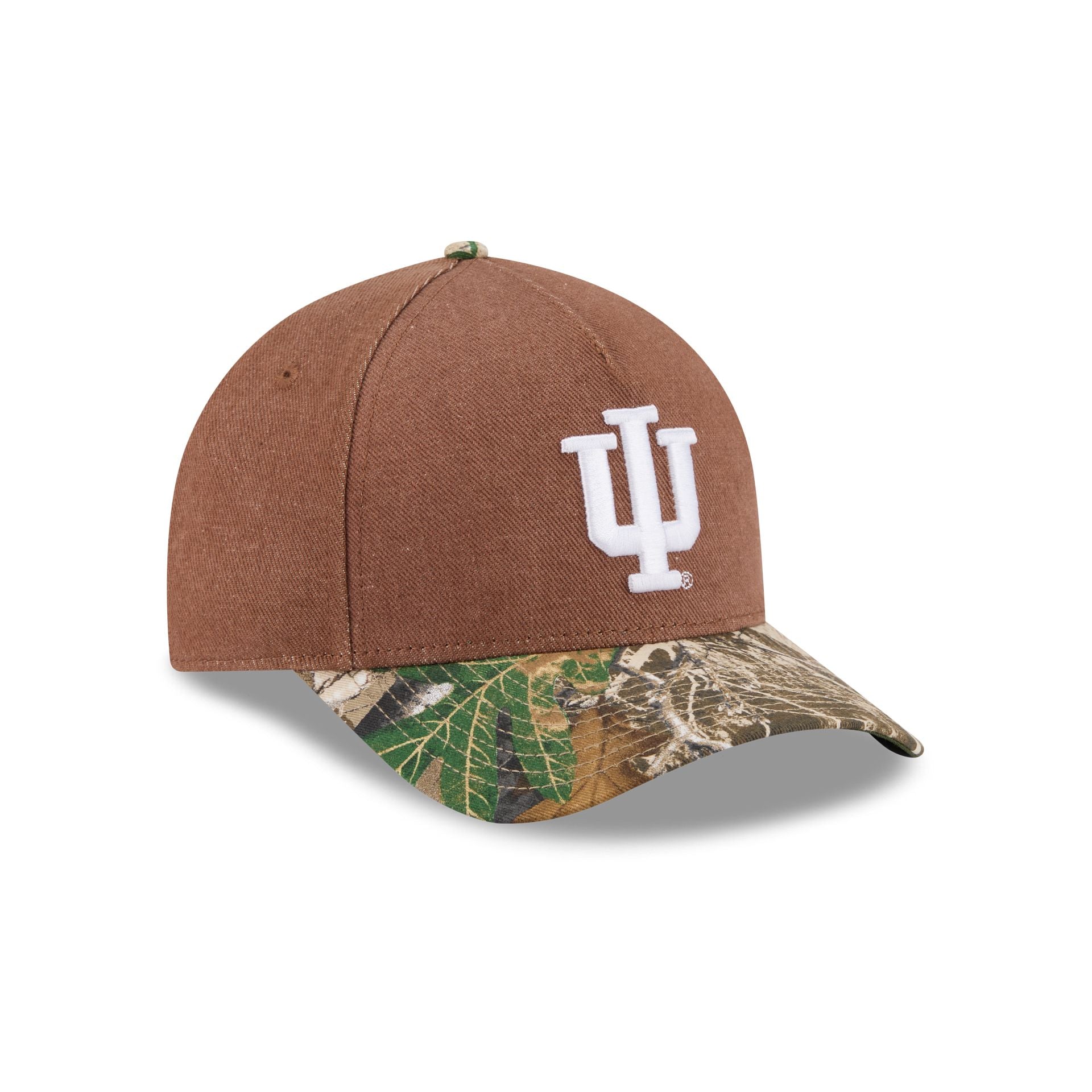Indiana Hoosiers Camo Twill 9FORTY M-Crown A-Frame Snapback Hat