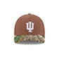 Indiana Hoosiers Camo Twill 9FORTY M-Crown A-Frame Snapback Hat