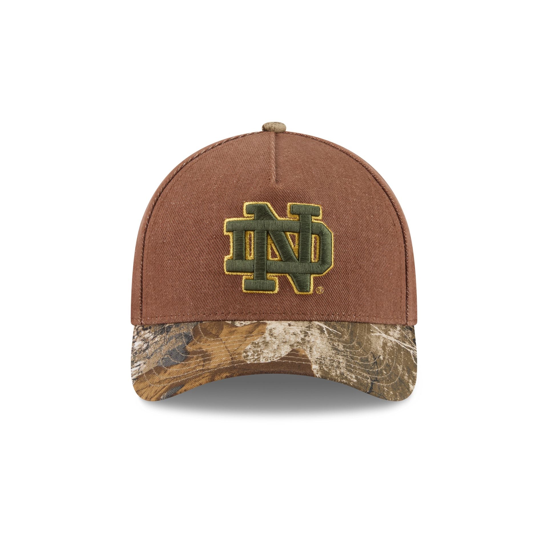 Notre Dame Fighting Irish Camo Twill 9FORTY M-Crown A-Frame Snapback Hat