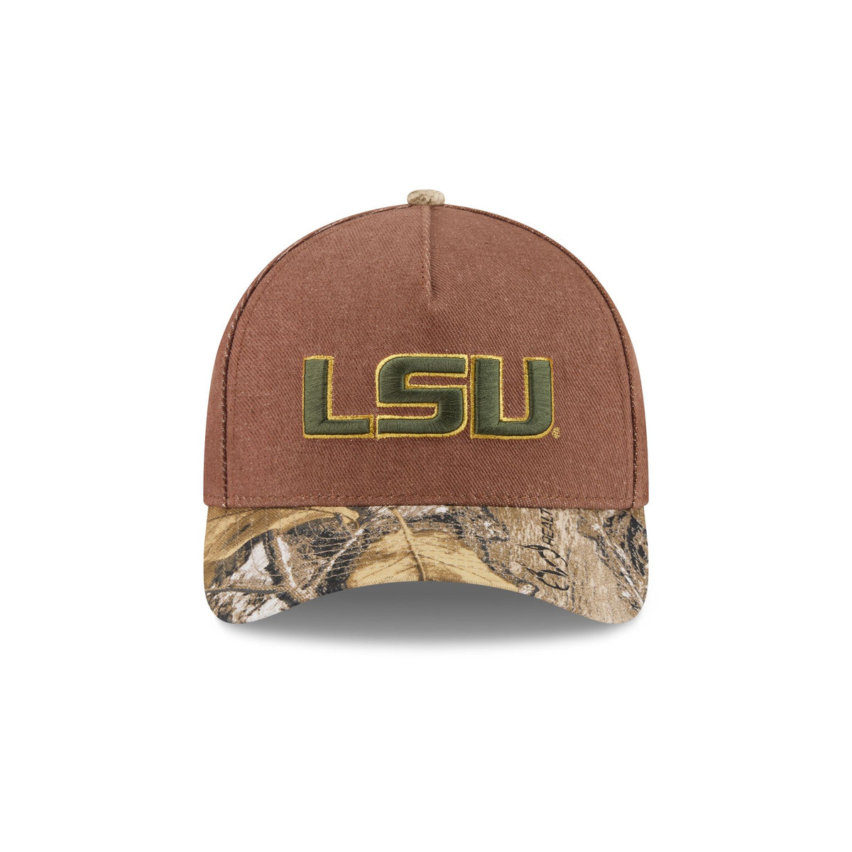 LSU Tigers Camo Twill 9FORTY M-Crown A-Frame Snapback Hat