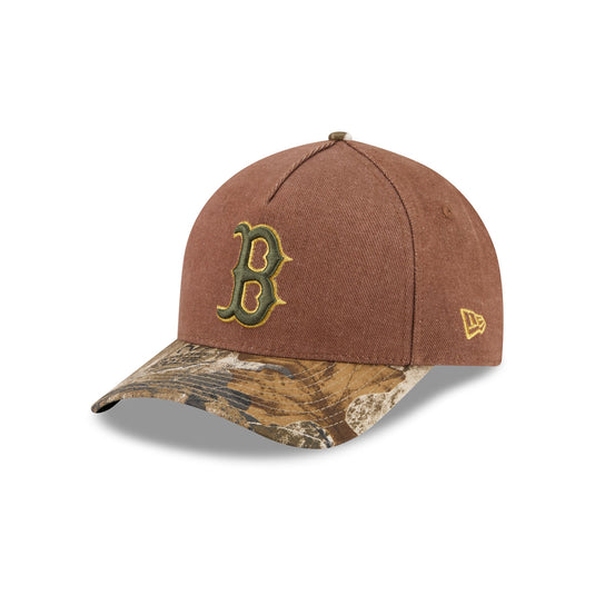 Boston Red Sox Camo Twill 9FORTY M-Crown A-Frame Snapback Hat