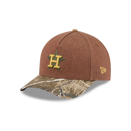 Houston Astros Camo Twill 9FORTY M-Crown A-Frame Snapback Hat