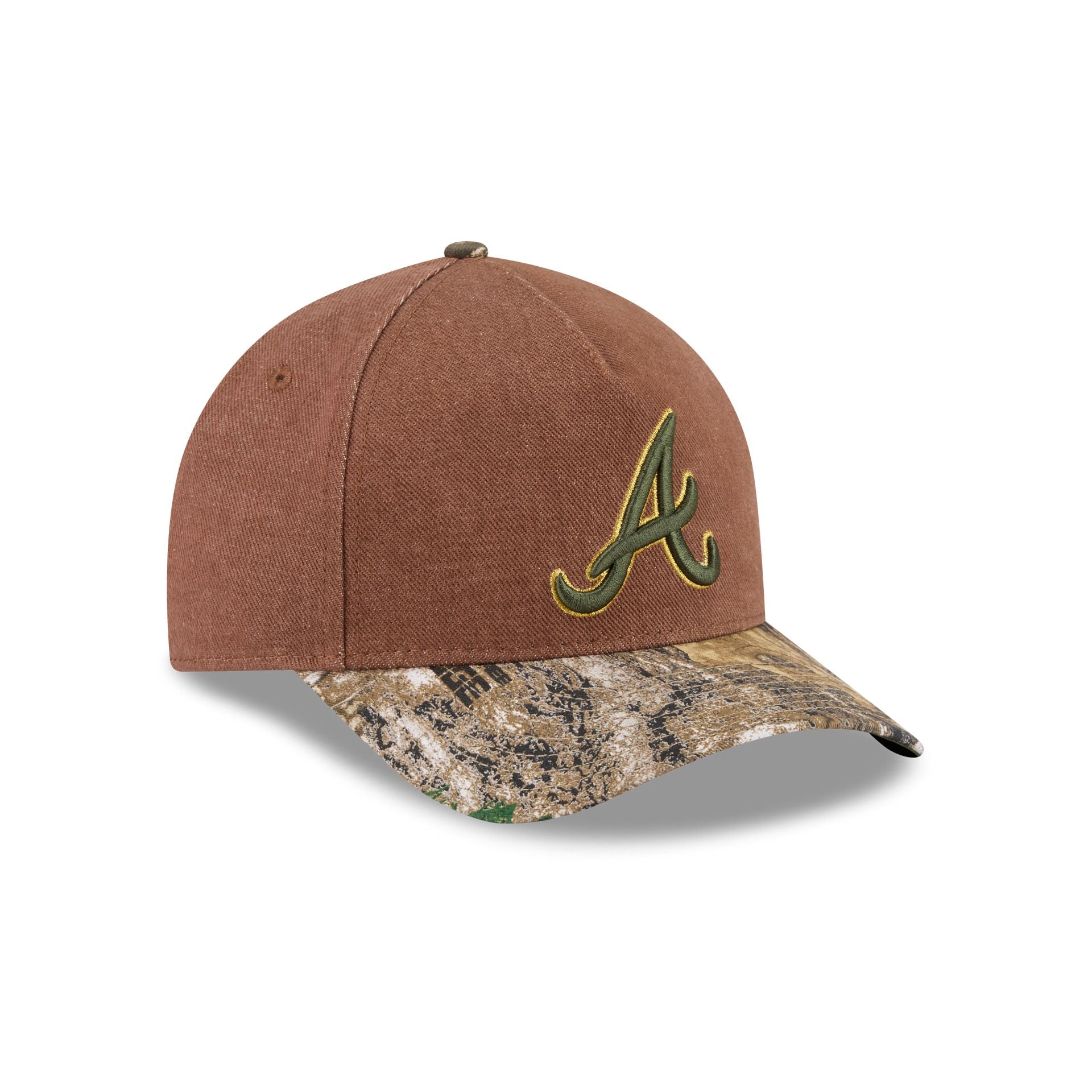 Atlanta Braves Camo Twill 9FORTY M-Crown A-Frame Snapback Hat