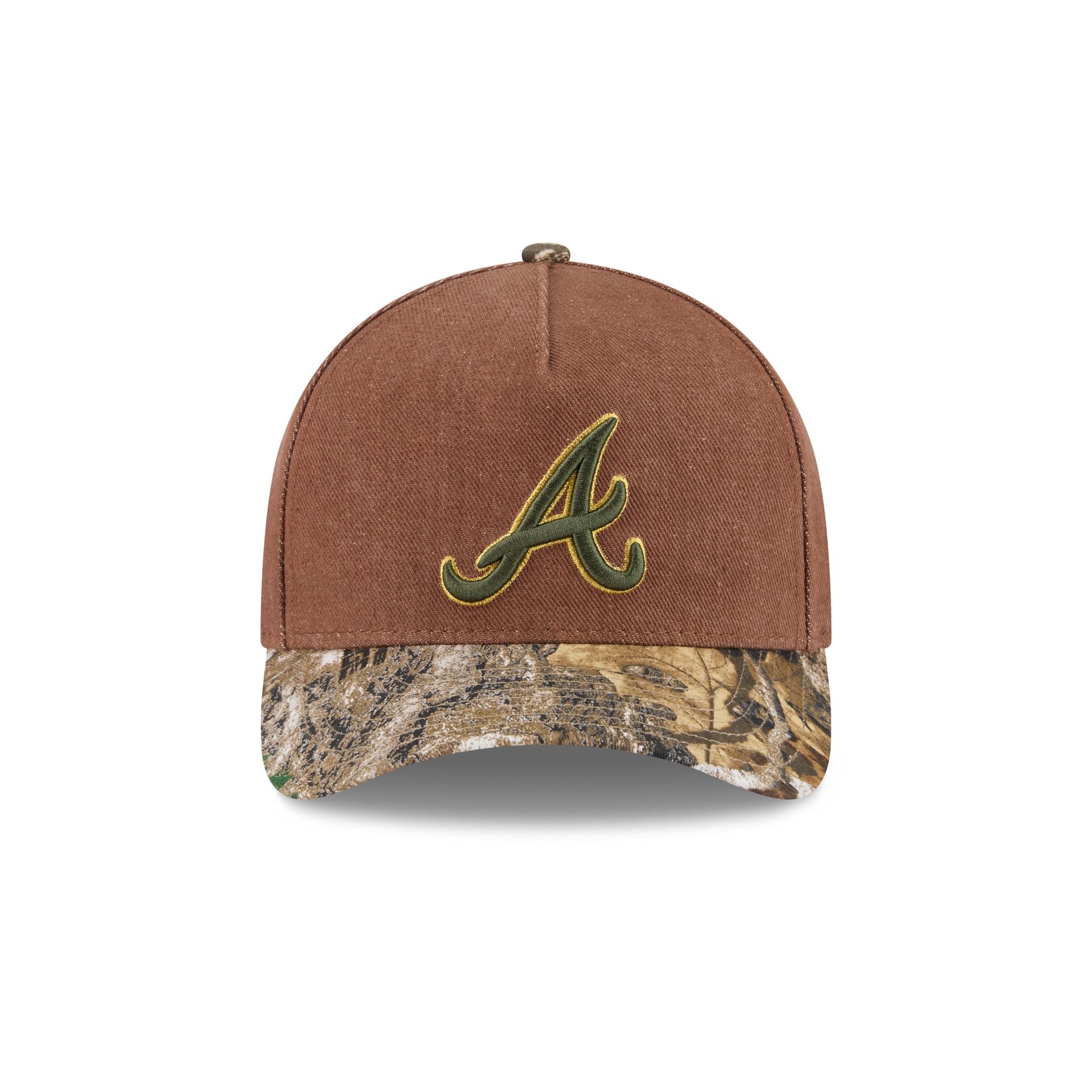 Atlanta Braves Camo Twill 9FORTY M-Crown A-Frame Snapback Hat