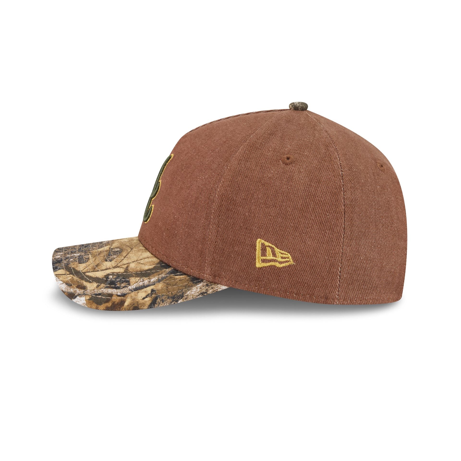 Atlanta Braves Camo Twill 9FORTY M-Crown A-Frame Snapback Hat