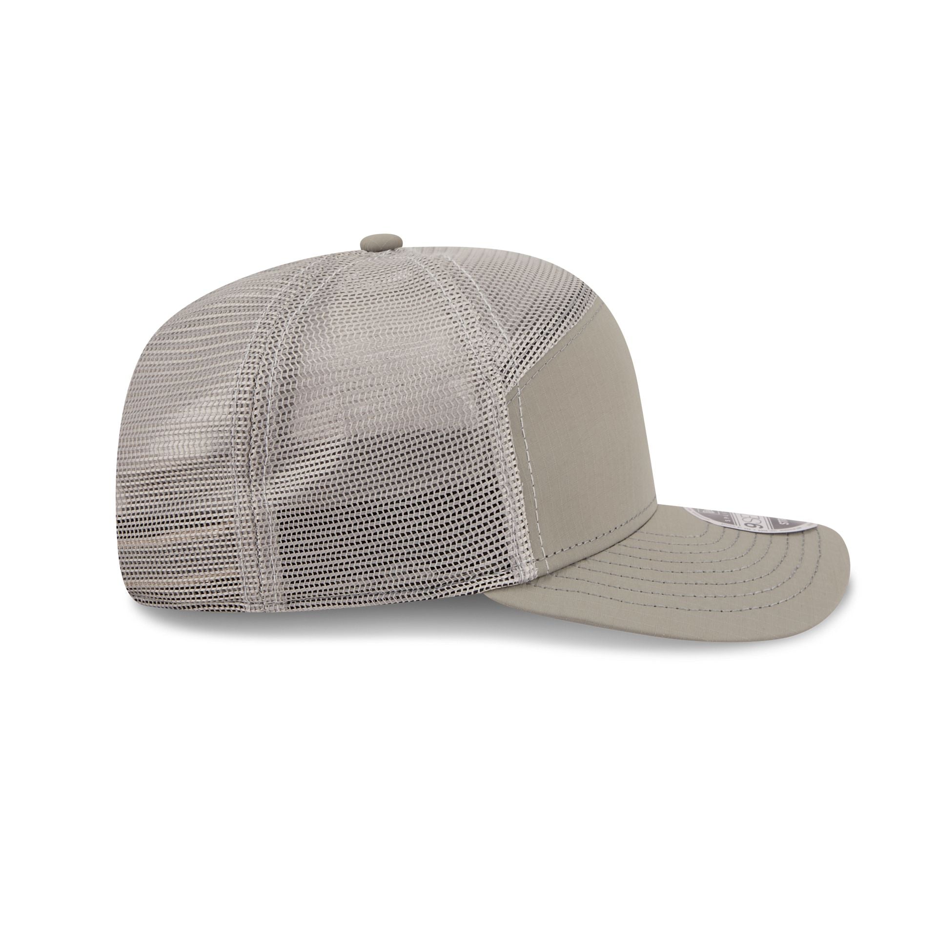 New Era Cap Gray Nylon Split Panel 9SEVENTY Trucker Hat