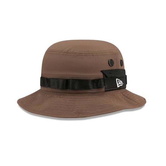 New Era Cap Brown Nylon Adventure Bucket Hat