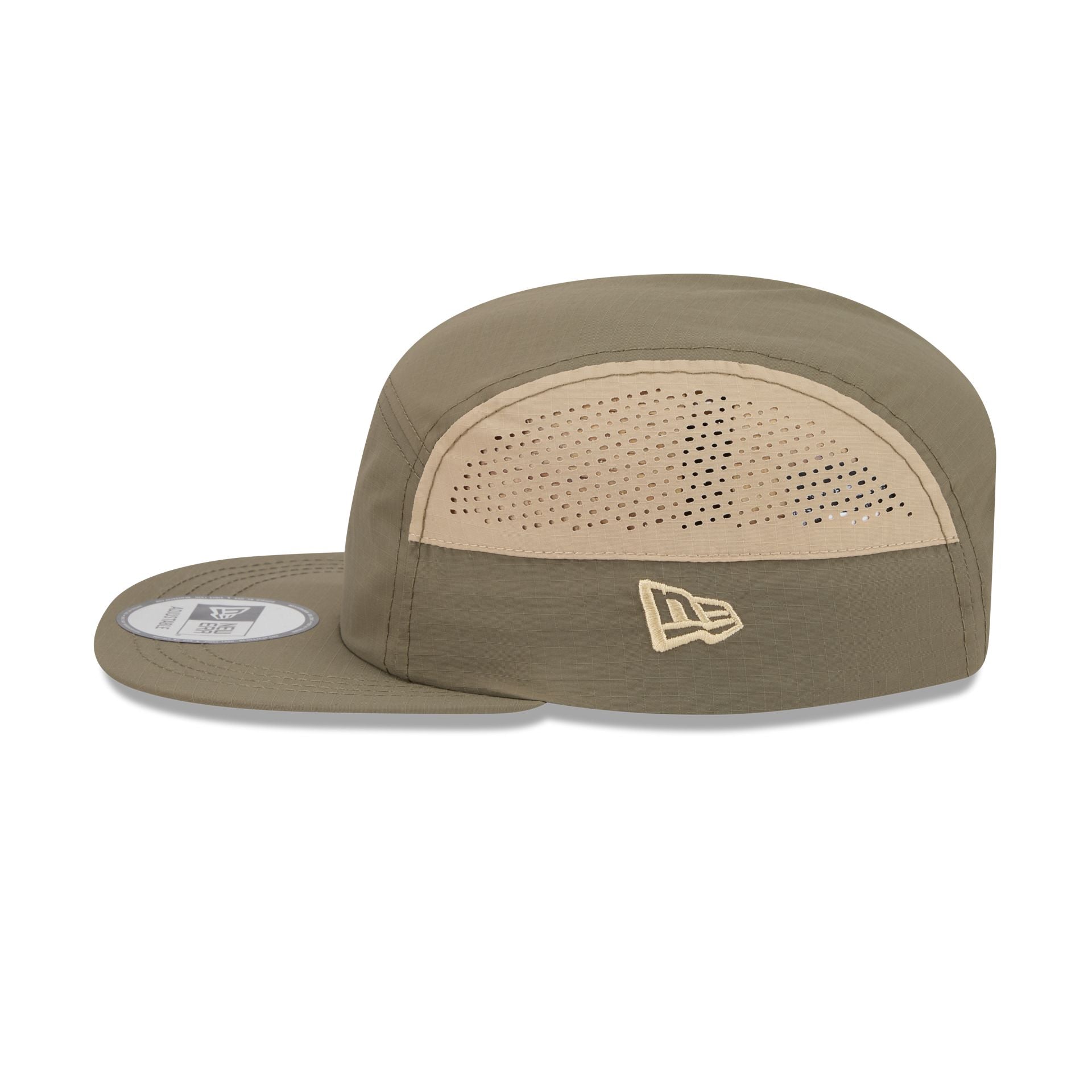 New Era Cap Olive Green Nylon Camper Adjustable Hat