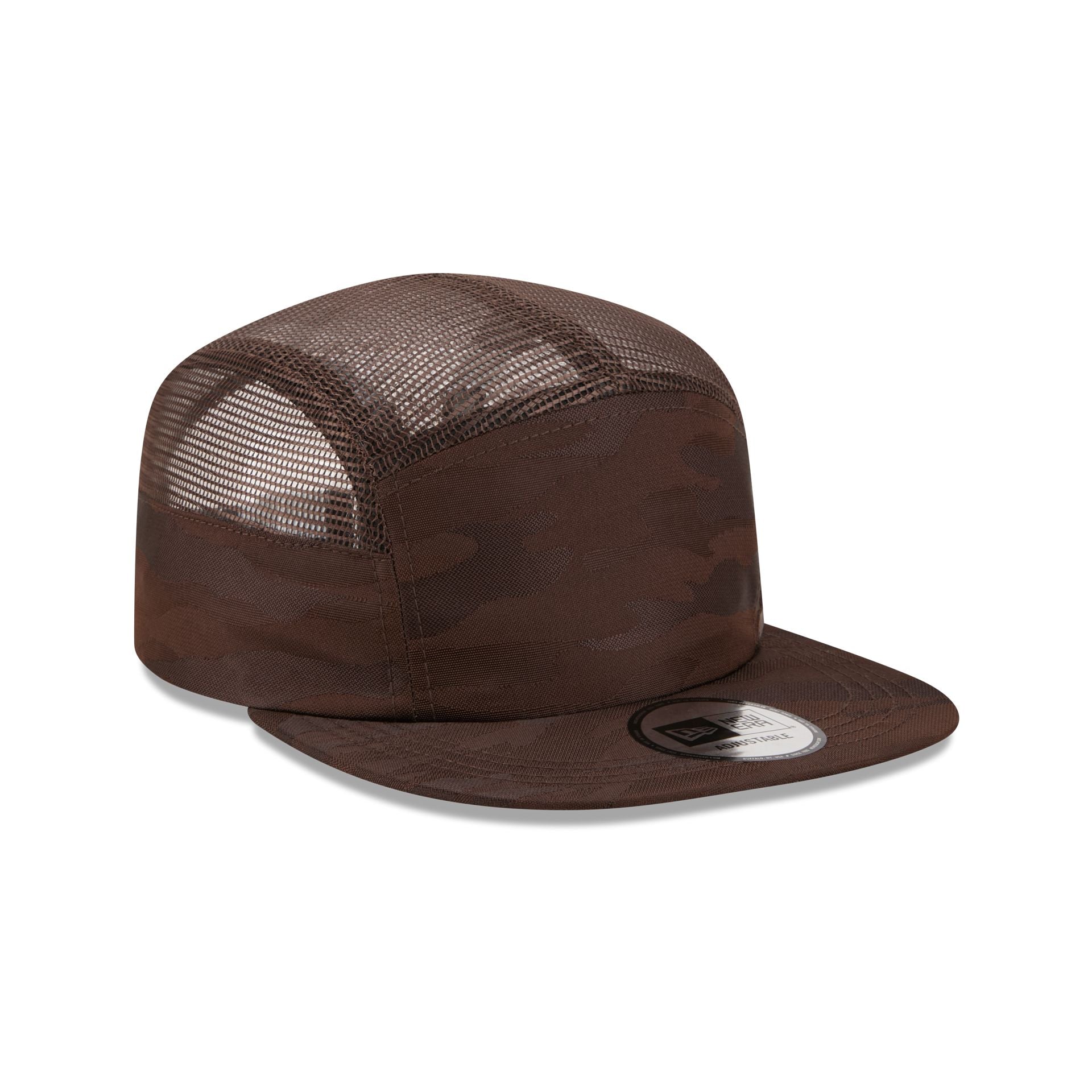 New Era Cap Burnt Wood Camo Camper Adjustable Hat