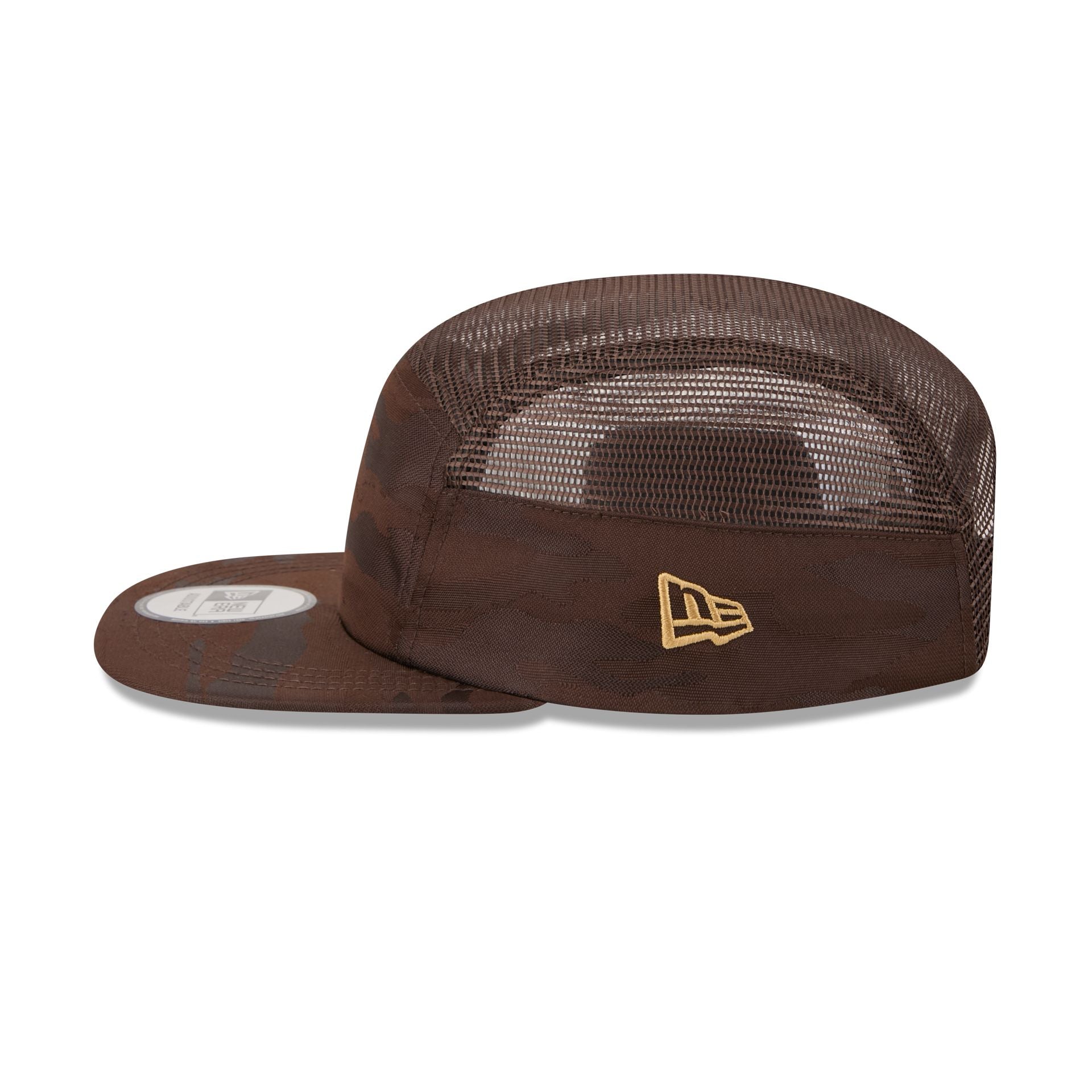 キャップ FCRB 20AW NEW ERA EMBLEM MESH CAP BROWN New Era Cap Burnt Wood Camo Camper Adjustable Hat