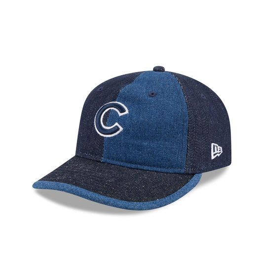 Chicago Cubs Multi-Panel Denim Retro Crown 59FIFTY Fitted Hat - New Era Cap