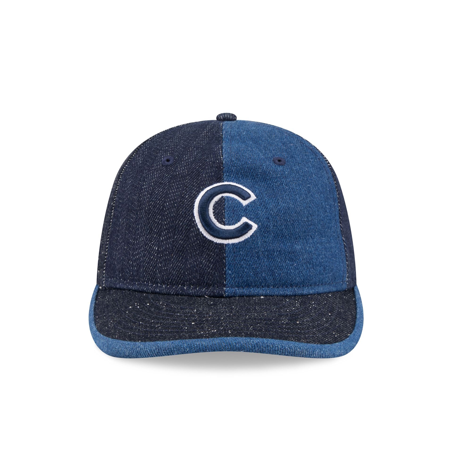 Chicago Cubs Multi-Panel Denim Retro Crown 59FIFTY Fitted Hat
