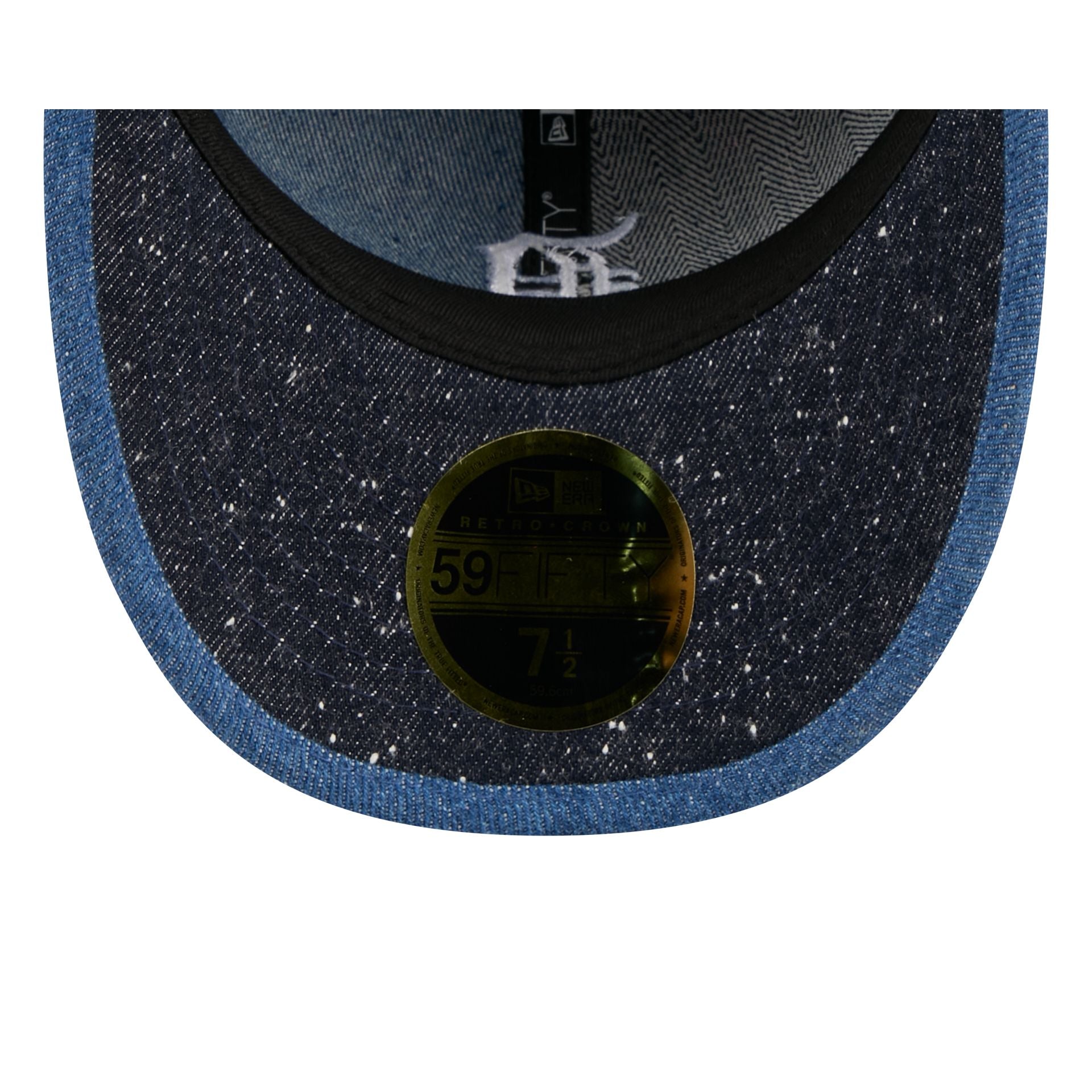 Detroit Tigers Multi-Panel Denim Retro Crown 59FIFTY Fitted Hat