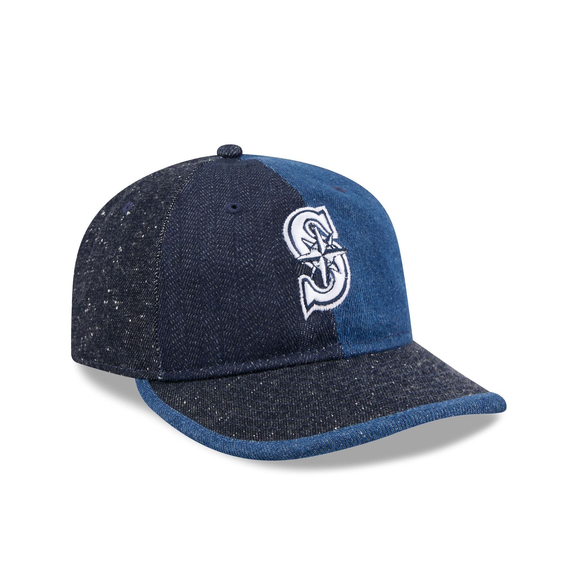 Seattle Mariners Multi-Panel Denim Retro Crown 59FIFTY Fitted Hat